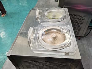 Mvckyi 48L/h xi lanh đôi dọc Ice Cream Maker cargipiani soop Gelato cứng ý Ice Cream máy hàng loạt tủ đông - Product Image 4