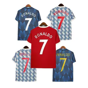 Nationale Fans Versie Voetbalshirt Shirt Aangepaste Namen En Nummers Ronaldo 7 # Mannen Voetbal Uniform Thai Kwaliteit Voetbal Jersey