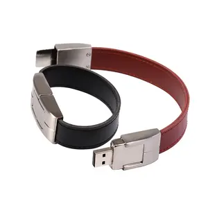 Vòng Đeo Tay Bằng Da <span class=keywords><strong>Usb</strong></span> Flash Drive 4Gb 8Gb 16G 32Gb Quà Tặng Đặc Biệt Đĩa Nhớ Flash <span class=keywords><strong>Usb</strong></span> 64Gb 2.0 3.0 - Product Image 1
