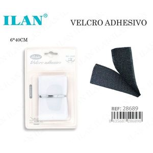 Nastro Adesivo in Velcro Ilan 6x40 Cm con Gancio e Anello - Product Image 1