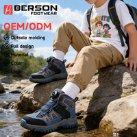 OEM ODM Özel Renkli Çocuklar İçin Unisex Hızlı Bağcıklı Spor ve Oyun Trekking Botları