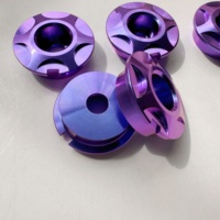 Vente en gros Alliage de titane Gr.5 Torx Star Hexagon Socket Bolt Moto Titanium Handle Balance Block Modification