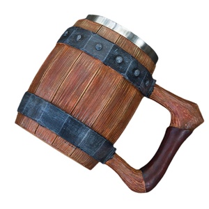 Juego de tazas de Alemania al por mayor Barra de recuerdo de madera herramientas jarra de <span class=keywords><strong>cerveza</strong></span> de alta capacidad restaurante vikingo bebiendo <span class=keywords><strong>cerveza</strong></span> para reunión familiar - Product Image 4