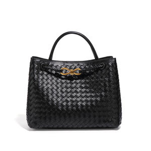 Sac à bandoulière rétro pour femme, grande capacité, tissé à la main, été/hiver, résistant à l'<span class=keywords><strong>eau</strong></span>, tendance, décontracté, à porter sur l'épaule - Product Image 5