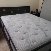 Matelas hybride moderne en mousse à mémoire de forme COSTFULL, garantie 10 ans, ressorts ensachés, fermeté moyenne, taille King/Queen, pour chambre à coucher et école