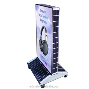 Panneau publicitaire lumineux décoratif suspendu en aluminium alimenté par énergie solaire 3D pour extérieur - Product Image 6