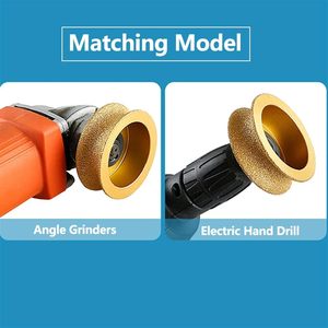 Kim cương lồi đường cong cạnh bánh xe đĩa mô hình mài cho đá marble Granite Rock - Product Image 5