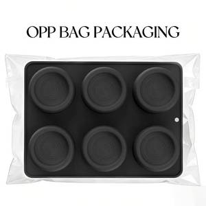 MUYULINS Factory 9-Cavity Round Hollow LFGB Non-Stick BPA Free <b>Silicone</b> Mousse Cake Mold Suitable for Dessert Shops - Product Image 6