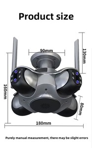 New 20MP không dây ngoài trời cctv <span class=keywords><strong>camera</strong></span> an ninh với loa tầm nhìn ban đêm cho nhà thông minh 4-ống Kính 4-màn hình PTZ Hệ thống <span class=keywords><strong>camera</strong></span> - Product Image 2
