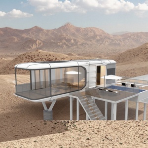 Ngoài Trời Di Động Đúc Sẵn Container Nhà Thu Nhỏ Không Gian Viên Nang Thiết Kế Cho Điện Thoại Di Động Sử Dụng Nhà Thép Xây Dựng Cho Khách Sạn - Product Image 1