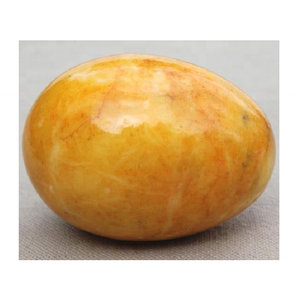 Huevos de Mármol Pulido Amarillo Brillante al por Mayor, Técnica de Tallado en Piedra - Product Image 6