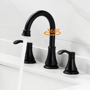360 <span class=keywords><strong>A</strong></span>érateur d'extension de <span class=keywords><strong>robinet</strong></span> rotatif Tête de pluie de 8 pouces Robinets de lavabo à 3 trous - Product Image 1
