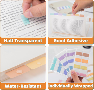 Onglets de <span class=keywords><strong>livre</strong></span> auto-adhésifs de 1 pouce Autocollants <span class=keywords><strong>repositionnables</strong></span> pour classer des notes autocollantes sans effort pour ordinateur portable - Product Image 3