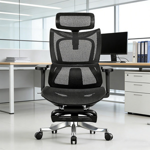 Офисное кресло 4D Move с подлокотниками из полиуретана, эргономичное, сетчатое, современное, поворотное, класса люкс, для офиса и переговорных комнат - Product Image 3