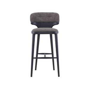 <span class=keywords><strong>Tabouret</strong></span> <span class=keywords><strong>de</strong></span> <span class=keywords><strong>bar</strong></span> en bois massif, style minimaliste nordique italien, dossier haut <span class=keywords><strong>de</strong></span> <span class=keywords><strong>65</strong></span> <span class=keywords><strong>cm</strong></span> ; Design moderne pour comptoir <span class=keywords><strong>de</strong></span> cuisine commercial ou domestique - Product Image 5