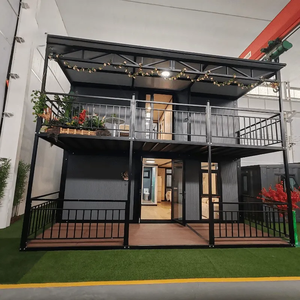 Triangle 2 Floor Kit Furnished Tiny Cabin Space Home Prefab Mobile Home Expandable Container House - Product Image 1