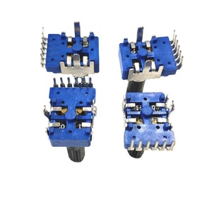 Potentiomètre à film de carbone à axe isolé audio, personnalisé par le fabricant, 11 mm, 10K, 20%, type rotatif pour appareils électroménagers - Product Image 1