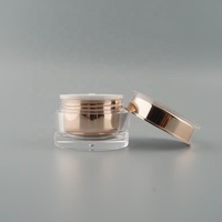 Bocaux en verre de luxe personnalisables avec votre logo, couleur et taille au choix, pour emballages cosmétiques et de soins de la peau (crème visage, yeux, corps, mains) – Capacités 30g et 50g