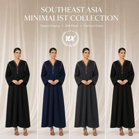 Baju Kurung personnalisé deux pièces pour femme, tunique rose pâle, dentelle blanche festonnée, selendang, OEM ODM, taille sur mesure