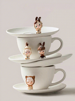 Caja Misteriosa SooyaStudio X M Stand Coffee Series Sooya Beans Mini Blind Box, Figura Coleccionable Miniatura Adorable, Juguete de Moda, Regalo
