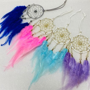 Tinh Thể Tự Nhiên Giấc Mơ Catcher Lông Dreamcatcher Gió Chimes Cửa Sổ Treo Tinh Thể Mặt Trời Catcher Cho Trang Trí - Product Image 5