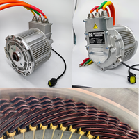 Moteur électrique sans balais IE5 PMSM 72V haute efficacité 10HP pour ventilateur industriel 4000W à 20000W 15HP 3000 à 7000 tr/min 20 à 85 Nm
