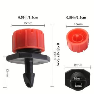 Système d'irrigation goutte à goutte, tuyau en PVC de 25 m, 1/2 pouce avec tête d'arrosage à 8 trous, kit d'arrosage automatique pour humidificateur et refroidisseur de jardin - Product Image 3