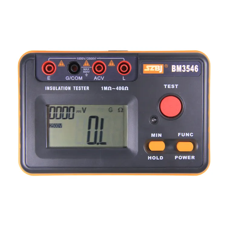 BM3546 1000 V 2500 V 40 G Ohm Digitaler Isolierwiderstandstester für automatische Reichweite Meter Megohmmeter