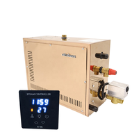 Générateur de vapeur moderne 2025 pour sauna humide avec accessoires en acrylique de haute qualité, panneau de commande informatique 3KW pour salle de sauna à vapeur humide