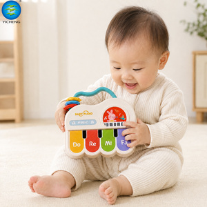 Jouet musical pour bébé, piano à capteur tactile, clavier sensoriel, apprentissage précoce, portable, pour nourrissons et tout-petits - Product Image 1