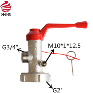 صمام أسطوانة طفايات الحريق <span class=keywords><strong>CO2</strong></span> من النحاس بوزن 2 كجم و5 كجم، صمام أمان لإيقاف الحرائق، حاصل على شهادة CE - Product Image 5