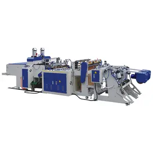 Fully Automatic High Speed Biodegradable Plastic T-shirt Shopping Bag Making Machine