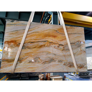 Venta Caliente de Losas de Cuarcita Oyapock, Piedra de Cuarzo Beige con Impresión Natural - Product Image 2