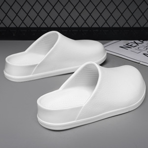 Black Closed Toe Slippers Soft Sole Non Slip <b>Work</b> <b>Shoes</b> Adult Unisex Casual Indoor Outdoor Wearable <b>Comfortable</b> Footwear - Product Image 4