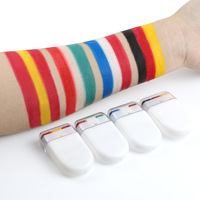 Crayons de peinture pour le visage et le corps arc-en-ciel 6 couleurs avec logo personnalisé pour enfants, pour les défilés et célébrations de la fierté gay et de l'égalité