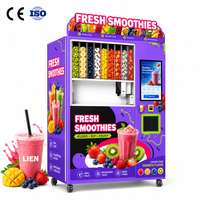 Distributeur automatique de smoothies OEM Robot Healthy Fresh Real Fruits, machine à smoothies protéinés