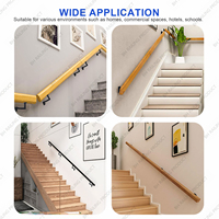 Support mural moderne en alliage de zinc finition nickel satiné pour rampe d'escalier, accroche-main en verre, décoration intérieure, rampe BH