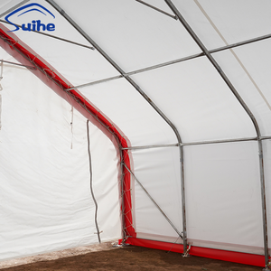 Tente de rangement pliable robuste Garage <span class=keywords><strong>d</strong></span>'<span class=keywords><strong>abri</strong></span> de voiture moderne avec cadre en <span class=keywords><strong>bois</strong></span> traité thermiquement manuel en matériau PVC PE étanche - Product Image 4