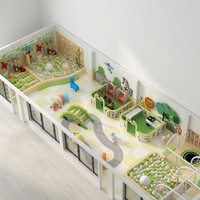 Prix des équipements de terrain de jeux intérieur pour bébés, piscine à balles en mousse, toboggan, mur d'escalade, jeux d'arcade pour enfants