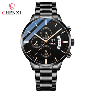 CHENXI 907 Nuovo Movimento Al Quarzo <span class=keywords><strong>di</strong></span> Alta Qualità Degli Uomini Orologi In <span class=keywords><strong>Acciaio</strong></span> Inox <span class=keywords><strong>di</strong></span> Business Banda 30M Impermeabile Data <span class=keywords><strong>di</strong></span> Orologi Da Polso Relogio - Product Image 2
