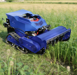 Tondeuse robotisée industrielle télécommandée à chenilles pour l'agriculture, coupe-bordures automatique à braquage zéro, modèle DIY, vente chaude - Product Image 6
