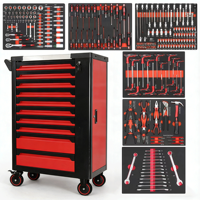Chariot de rangement professionnel en métal à 10 tiroirs pour outils, personnalisable OEM/ODM, pour garage et atelier