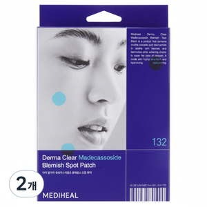 Parches de Hidrogel para Imperfecciones Mediheal Derma Clear, Descuento en Paquete de 2 con 132 Piezas, Ingredientes Madecassoside - Product Image 1