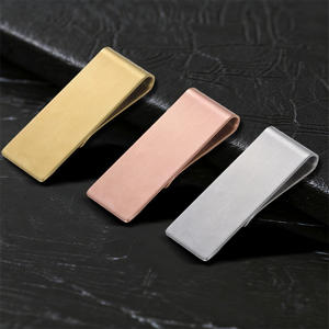 Mini Clips portátiles ultrafinos personalizados para billetes, billetera de Metal minimalista, accesorios de moda minimalistas - Product Image 3