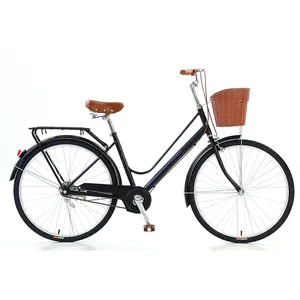 廉价女性城市自行车单速20 "24" 26 "紧凑型电动自行车20 24 26英寸成人女士自行车钢