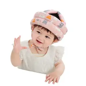 Cojín de seguridad para niños pequeños, cojín de seguridad para la cabeza sin golpes, mochila con parachoques, protector de cabeza para bebé, sombrero, gorra, casco protector de cabeza