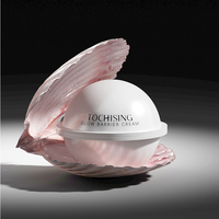Emballage cosmétique sphérique unique et luxueux, rempli de crème, avec bouchon, flacon en plastique, peut être utilisé pour le remplissage de produits de beauté en plastique