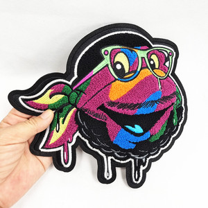 Tùy Chỉnh Chenille Gấu Logo Sew-On Thêu Khăn Các Bản Vá Lỗi Hình Dạng Hoa Cho Hat Cách Sử Dụng - Product Image 6