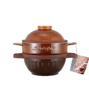 Olla de vapor de cerámica Suntyle de 2.5L antiadherente para guisar y cocinar al vapor - Product Image 1