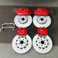 Ensemble d'étriers de frein à disque avant 6 pistons et arrière 1 piston, compatible avec Mercedes AMG G500 G550 GLS GLE350 X167 W167 W463 W464 benz G63 G53